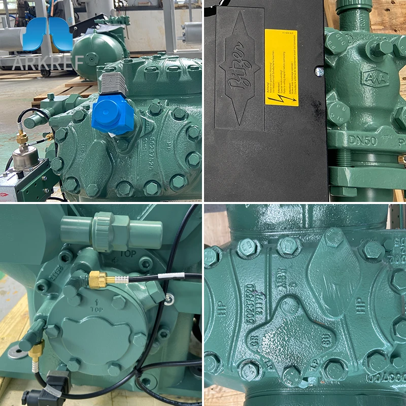 Система смазки Bitzer 2GES-2Y-40S, одноступенчатый возвратно-поступательный компрессор для холодильника