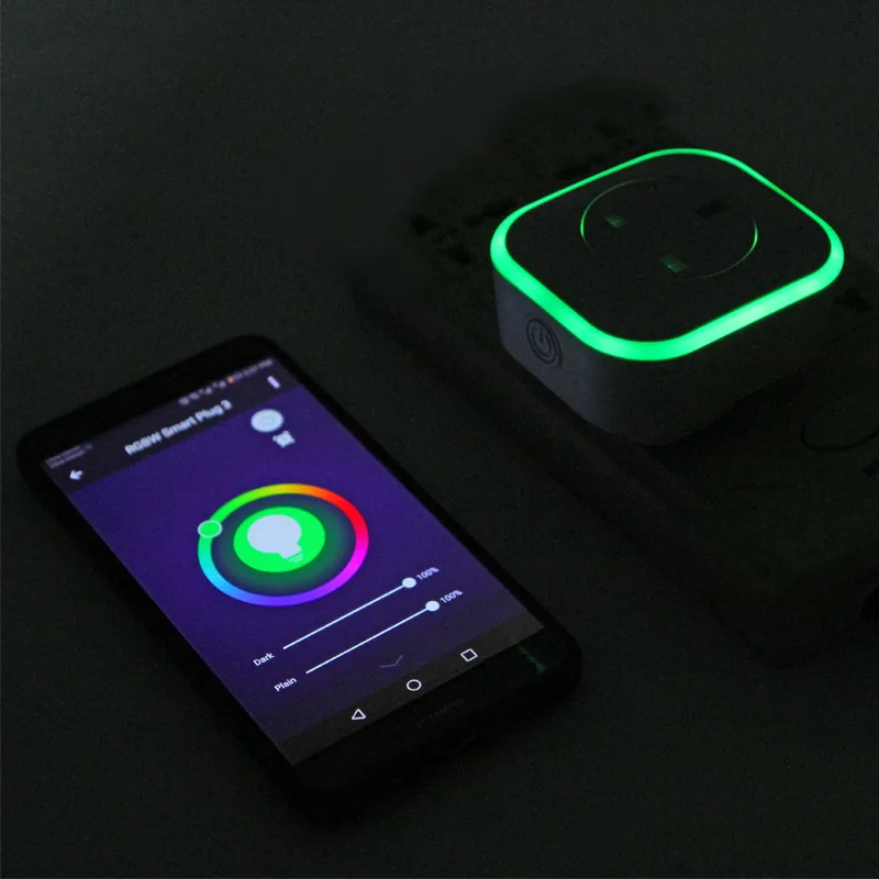 Alexa WIFI Smart APP Voice Timing Remote Control USB Switch EU Plug UK Plug LED Night Lights