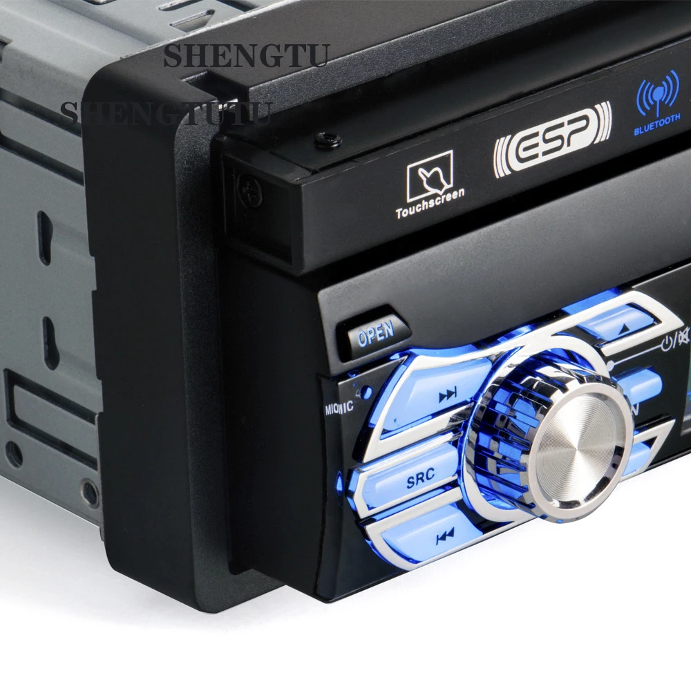 SHENGTU Universal 2 Din 7 Inch Touch Screen Stereo Auto Radio Multimedia Player 2din Rearview Mirror Link/fm/tf/bt/mp5 Car Audio