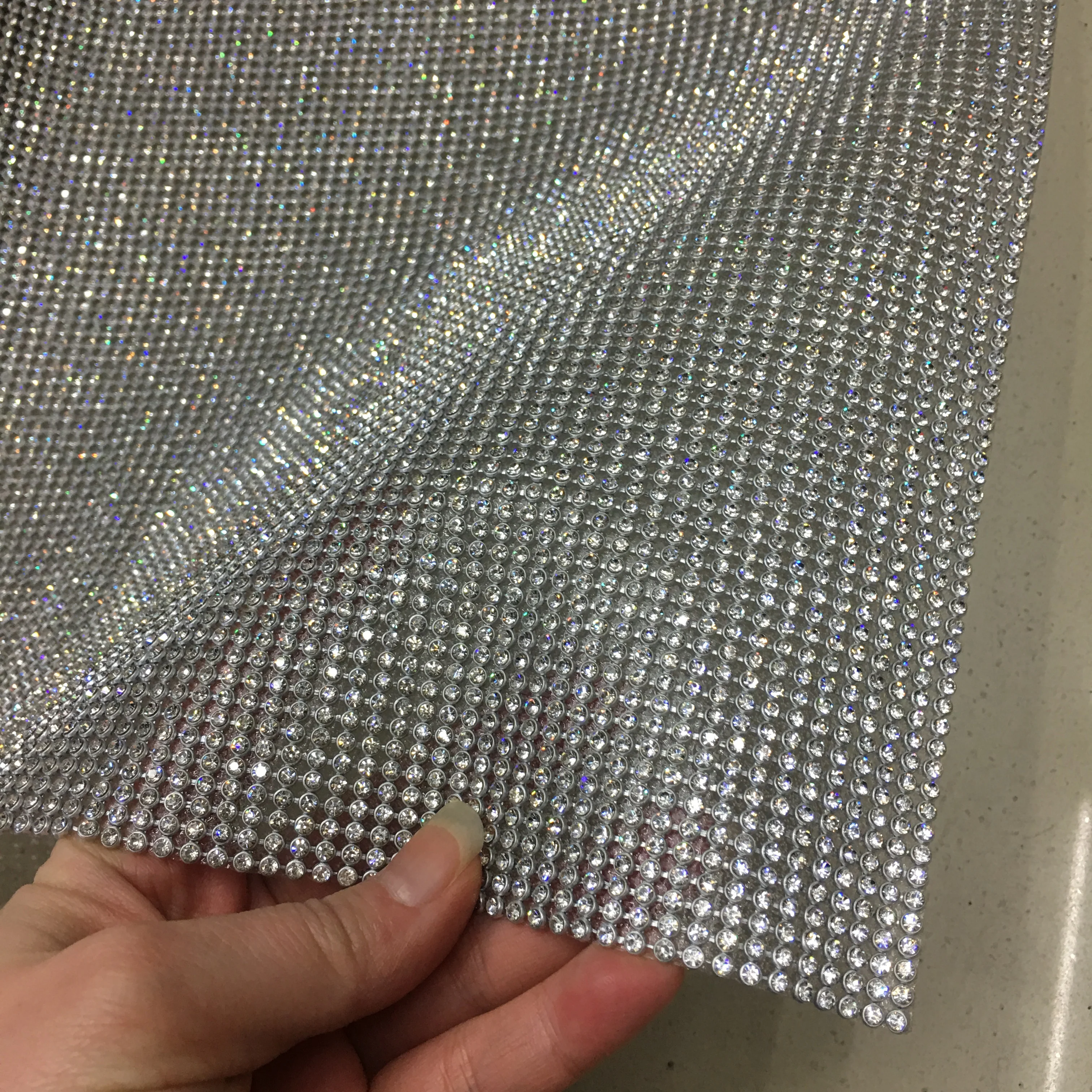 Crystal Hotfix Rhinestone Sheet Iron On Rhinestone Transfer Designs Rhinestone Trimming Mesh For Dress