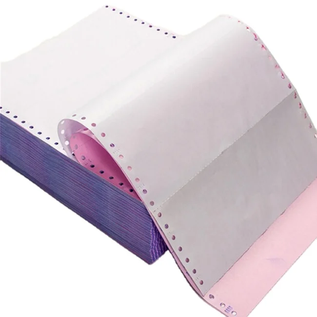 
Factory sale cheap price custom size 47-80gsm color ncr carbonless paper 