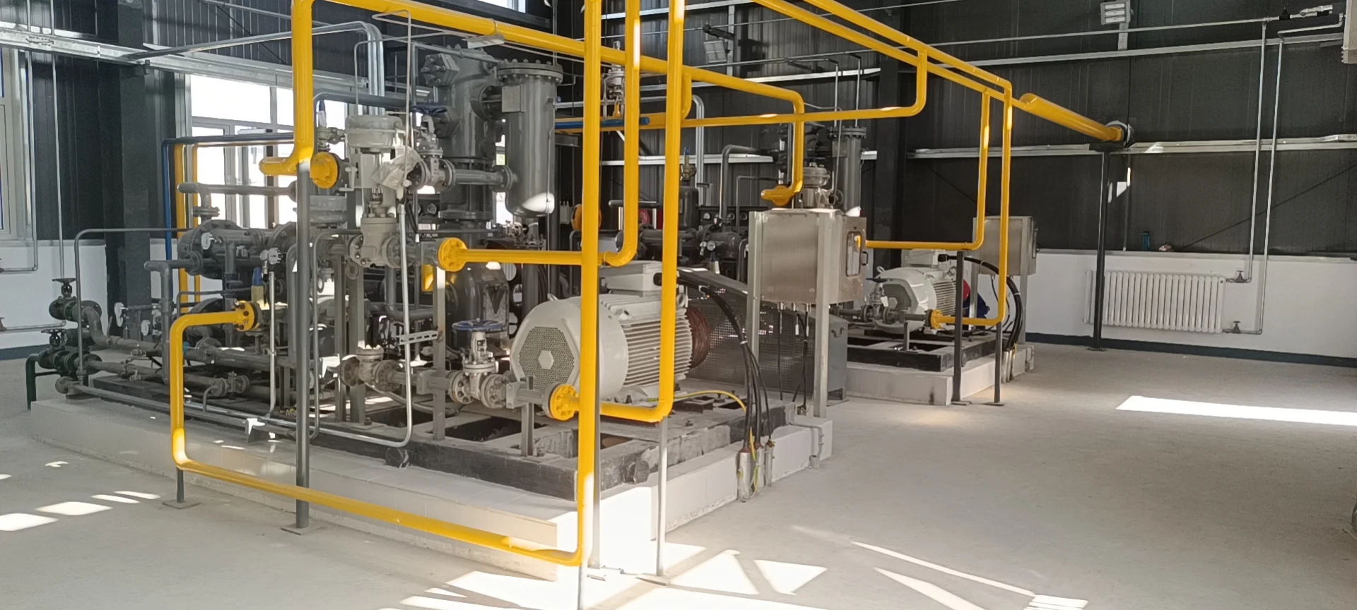 low speed separable air compressor package in cement plant power pant steel plant