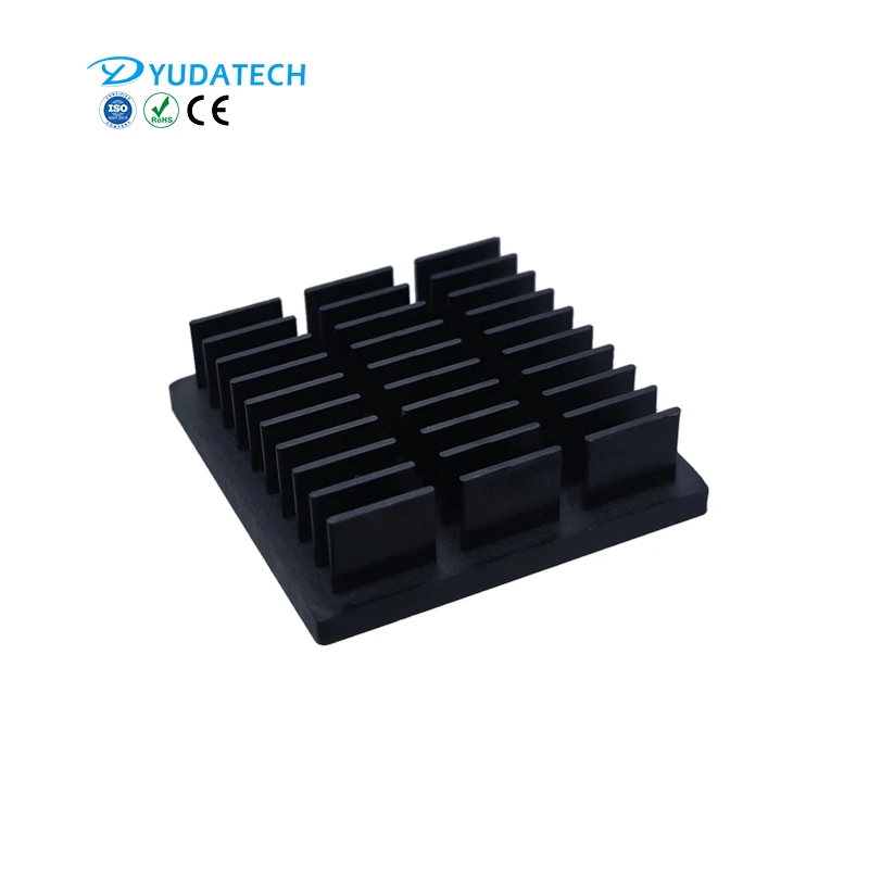 customizes various sizes of motherboard chip heat sink aluminum cold forging raspberry pi 4b heatsink