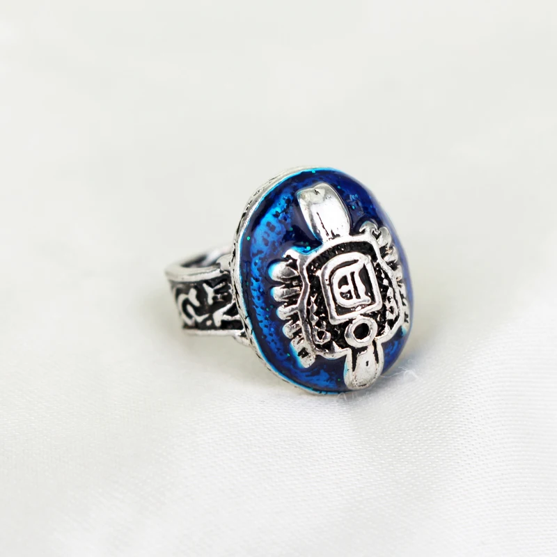 The Vampire Diaries Ring Anillos Salvatore Damon Reborn Rings Aneis Stefan Family Crest Finger Vintage Ornaments