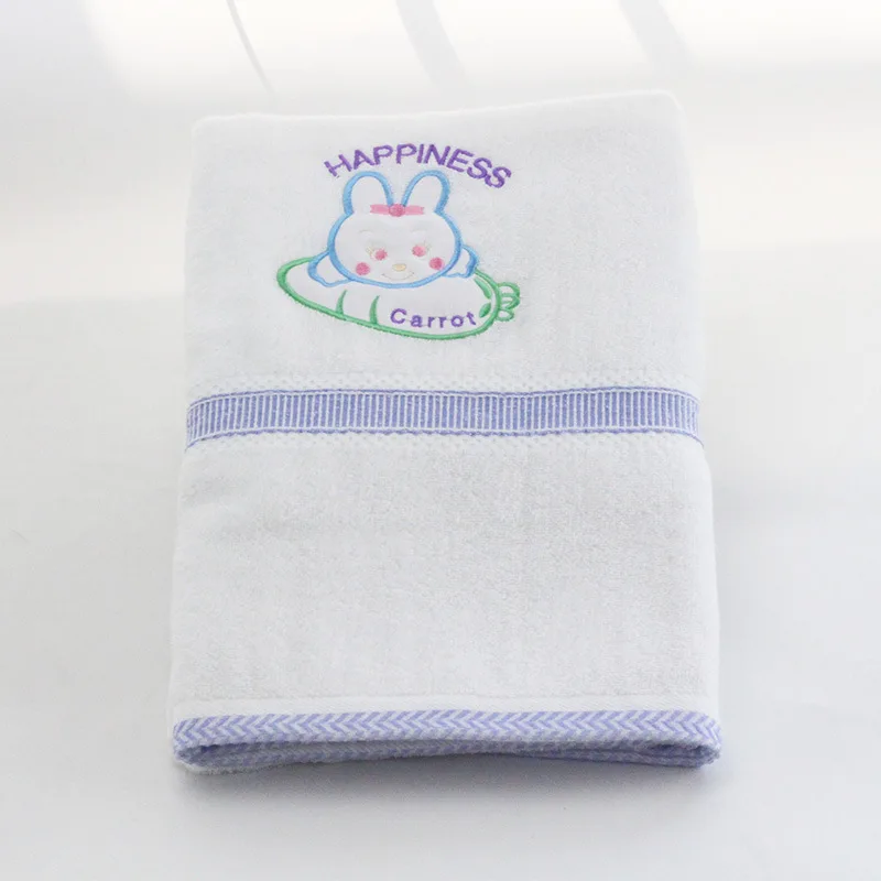 Factory Direct Sales Cotton Household Thickened Face Towel Wholesale Jacquard Soft Absorbent Face Towel