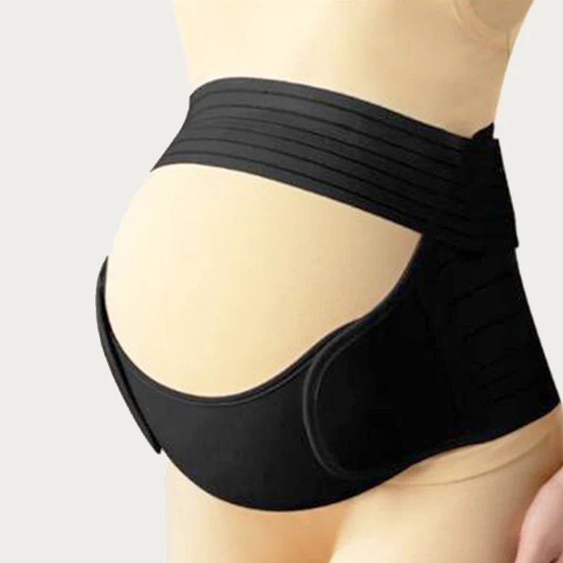 3 in 1 Breathable Self-adhesive Elastic Abdominal Binder Maternity Support Belt Pregnancy Seat Belt Adjuster