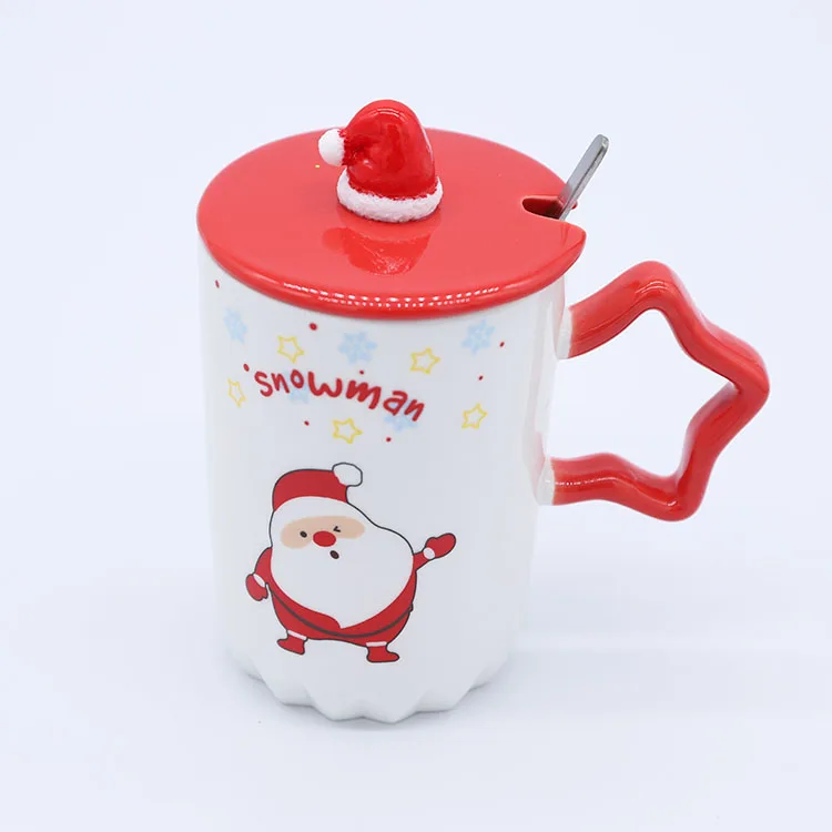 HUAXIONG christmas vacation moose mug 400ml  Coffee Cup Breakfast Milk Cup Festival Gift Cup
