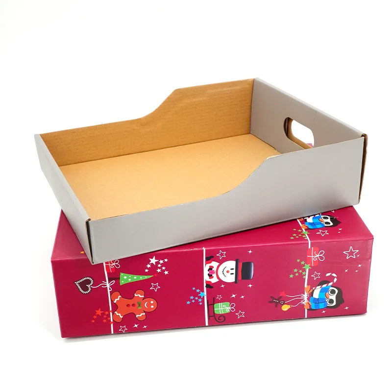 Accept Custom Brown Corrugated Paper Tomato Packaging Box