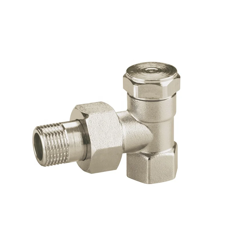 Brass Nickel Plated  Radiator Thermostat Valve Heating System for House