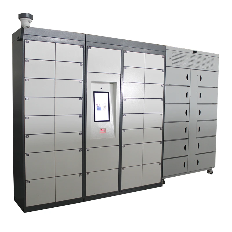 Intelligent RFID Steel Refrigerated Storage Locker Cabinet Weatherproof and Android Wifi Connected for Mall and Gym Use