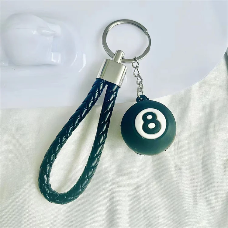 Personalized Creative Car Keychain Hanging Ornaments Backpack Pendant Gift Wholesale Cute Ball Key Chain