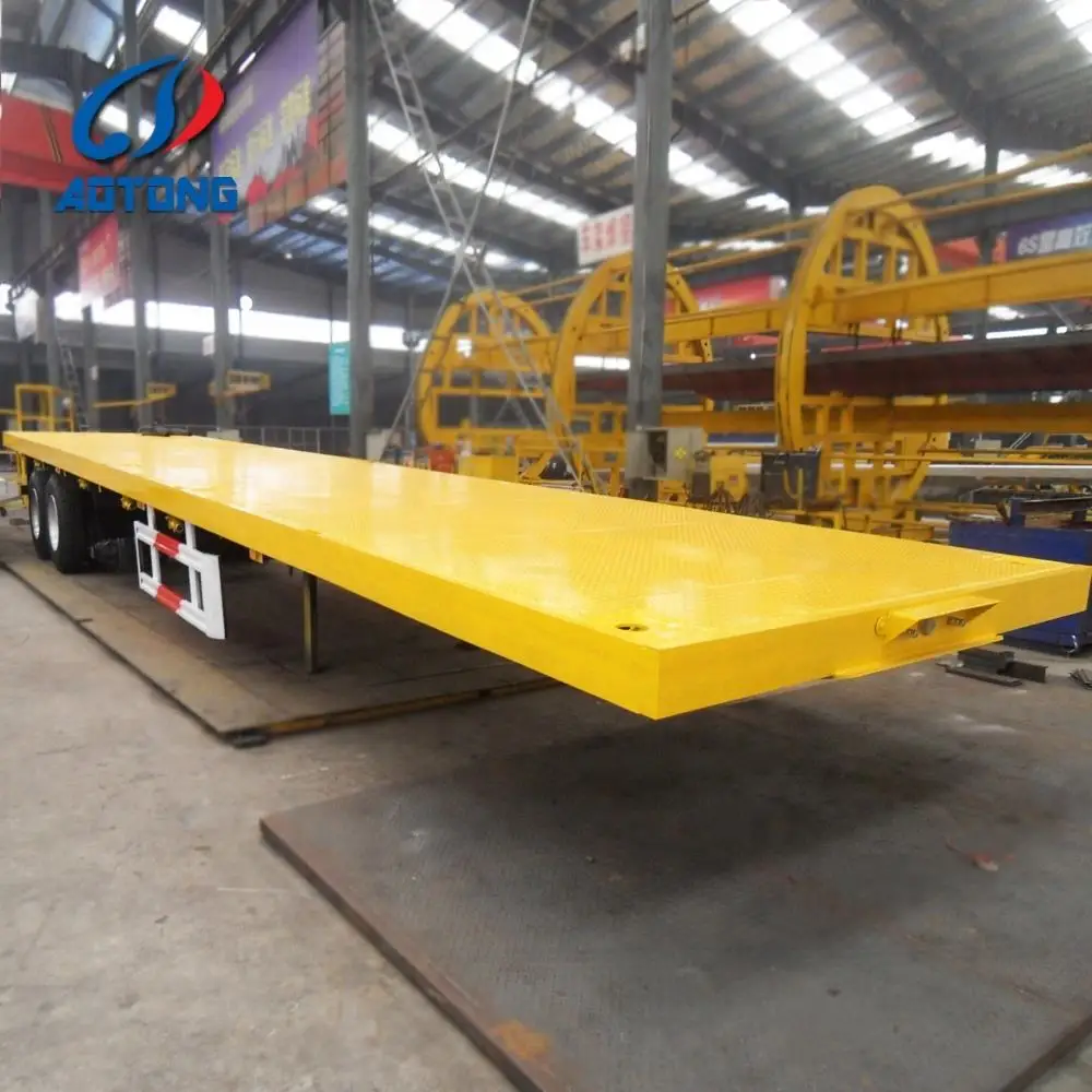 new and used flat bed semi trailer flatbed platform container carrier truck trailers