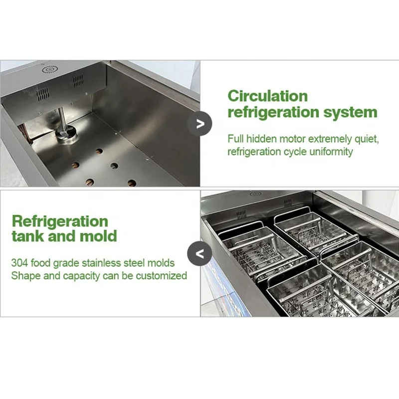 Frozen Ice Cream Bar Pop One Mold Thai Mini Freezer Guangzhou Maker Vend Popsicle Machine Production Line