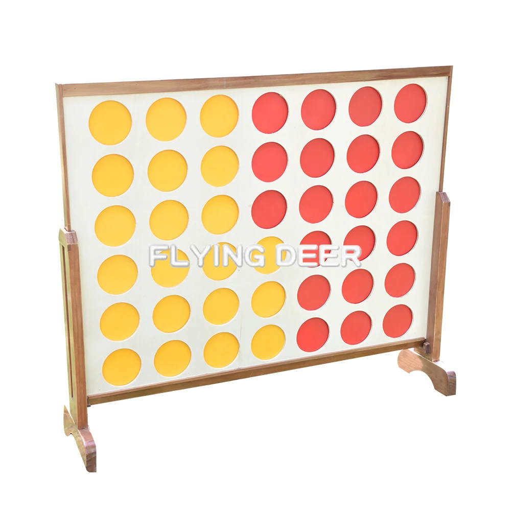Outdoor garden lawn yard game connect 4 wooden giant connect four