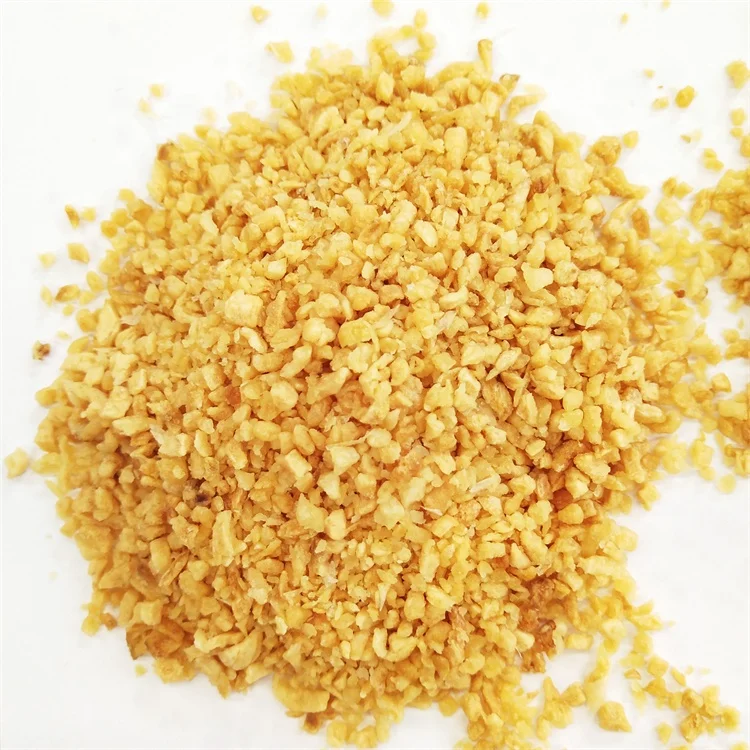Crispy Fried Garlic Granules Cheap Price A Grade Quality  BRC Certified Chinese Fried Garlic Crisp
