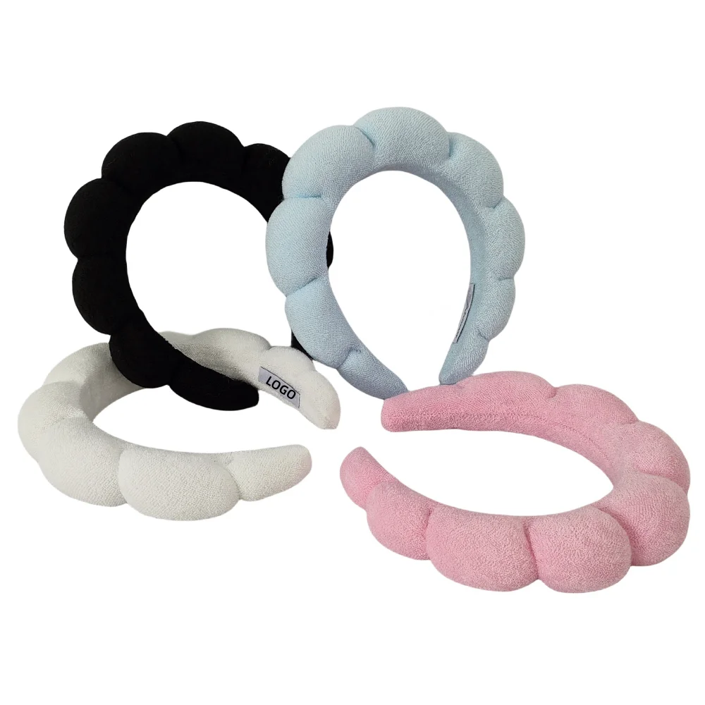 Hot Selling Headbands For Women Hair Accessories Solid Colorful Luxury Fashion Spa Hairband For Girls