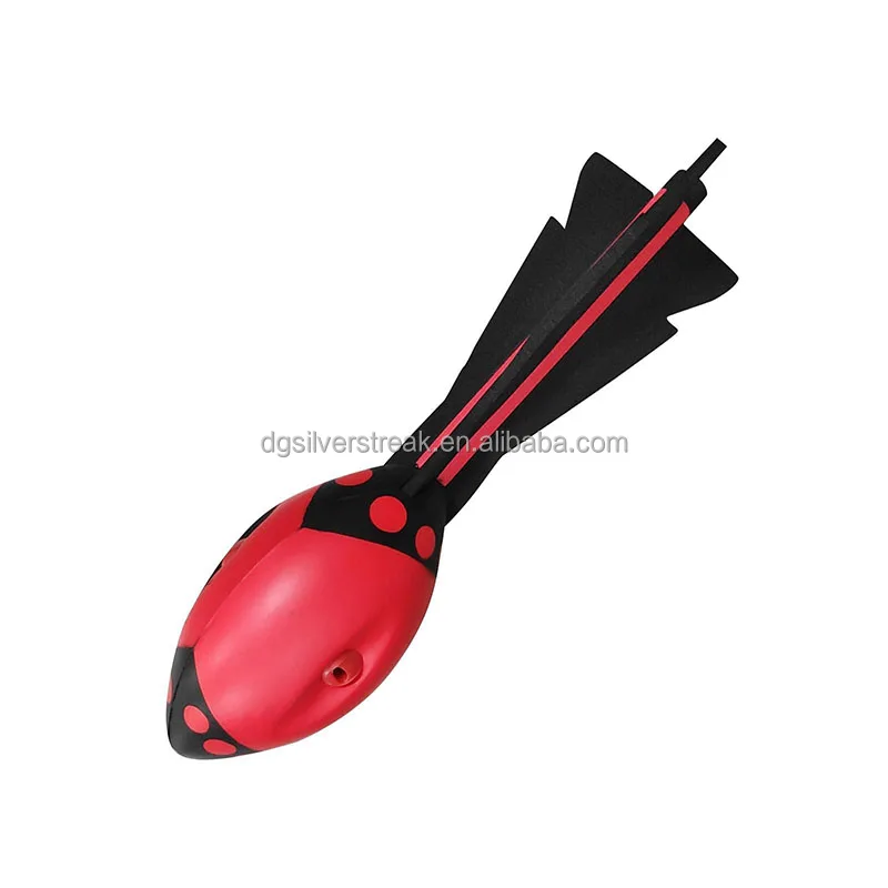 Hand Grip Missile Rocket Darts Ball with Whistling Football Foam Rocket Ball Outdoor Sports
