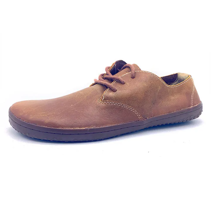 Top Layer Leather High Quality Zero Drop Barefoot Shoes