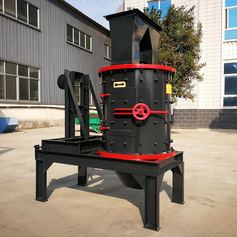 Compound Crusher Ore Production Line Vertical Shaft Cone Crusher for Iron 20hp Diesel Engine Stone Crusher 5-8 T/h
