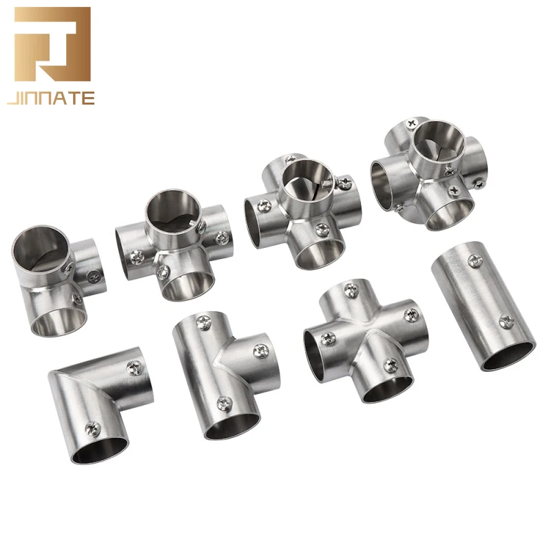 Jinnate pump parts  cross tube fittings square tube connectors