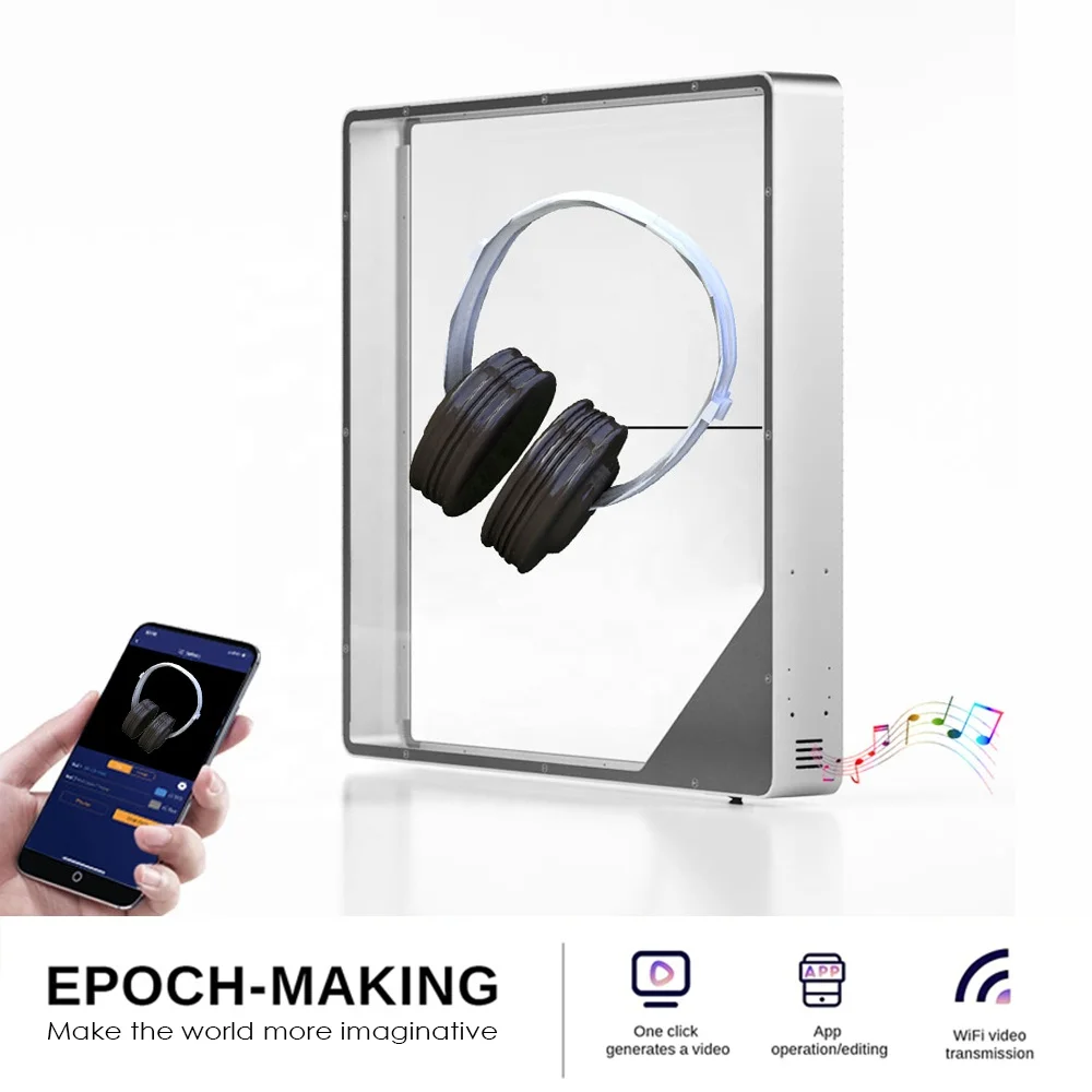 Без экрана Hdfocus Hd разрешение Голограмма 3D вентилятор голографический дисплей