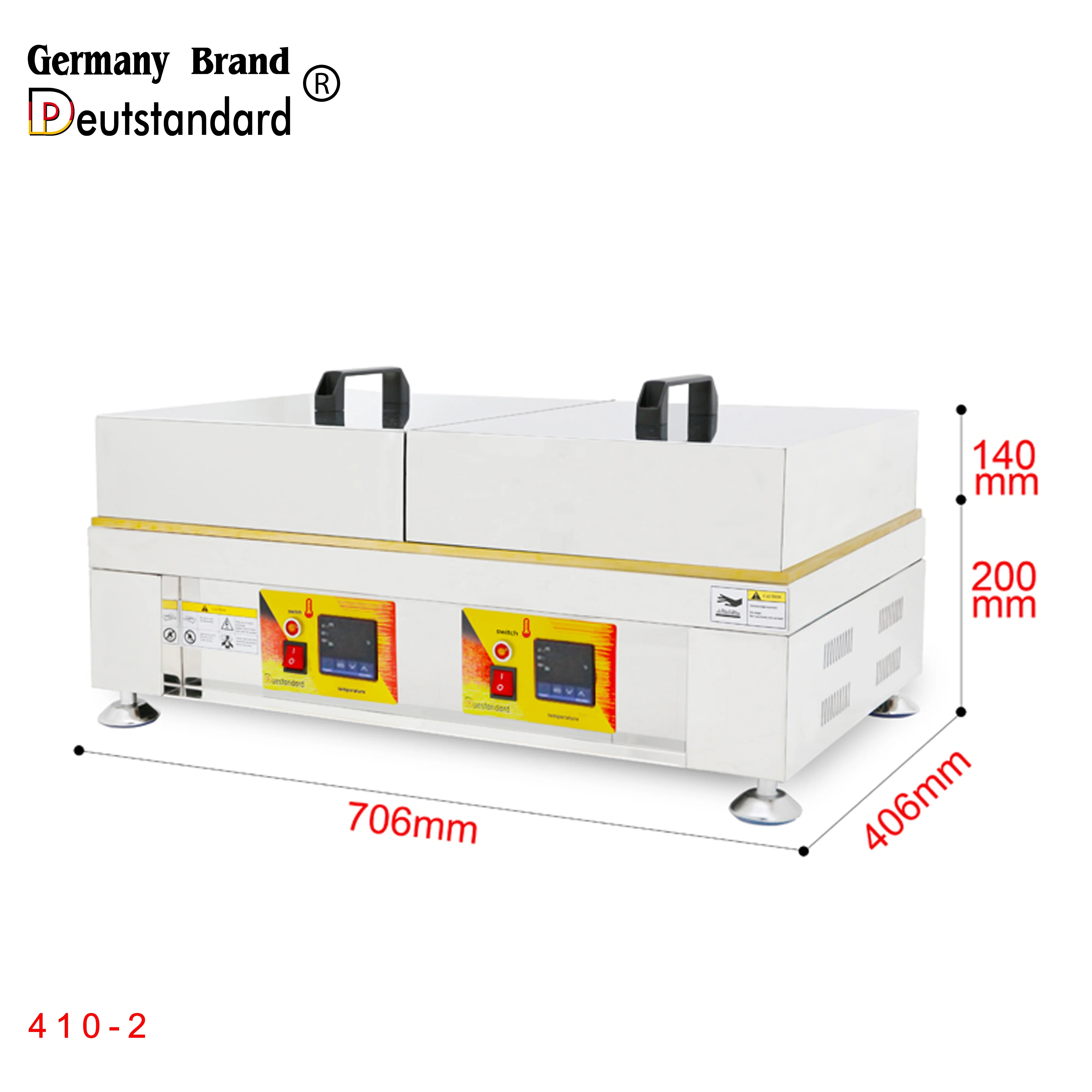 Digital copper baking plates souffle machine mini waffle pancake maker machine commercial griddle