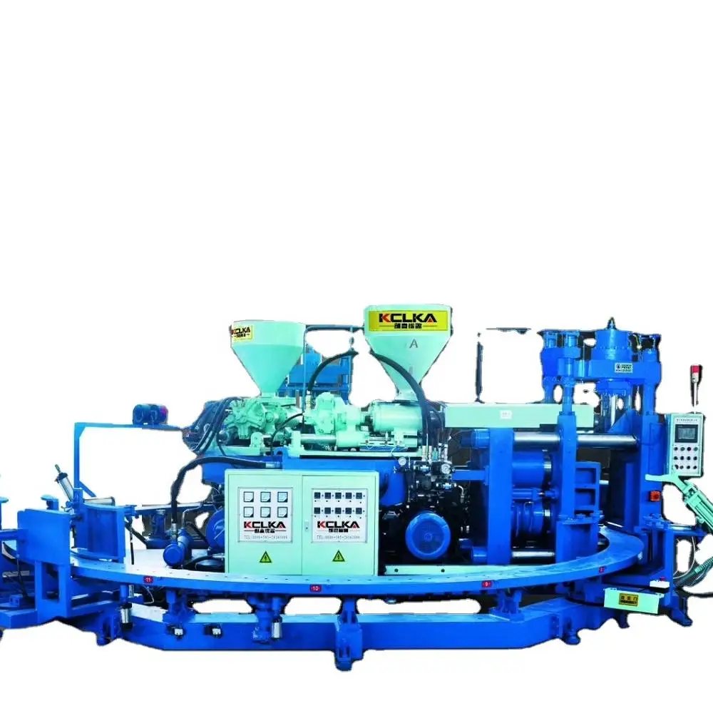 
Automatic double colors pvc rain boots injection moulding machine 