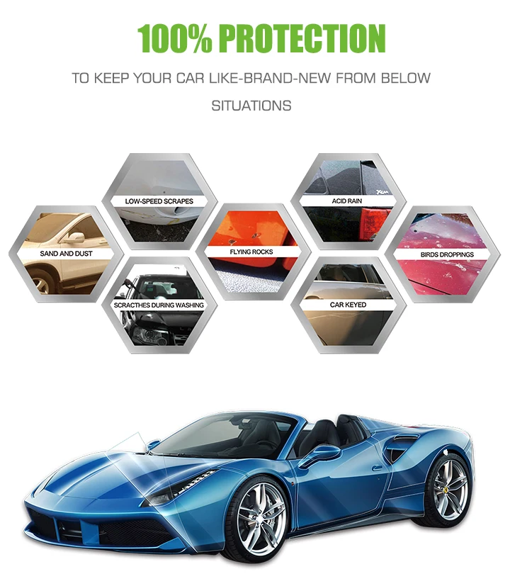 NKODA 1.52 M * 15 M Self Healing Gloss ultimate plus polyurethane Anti Yellow pellicola skin car ppf Paint Protection Film