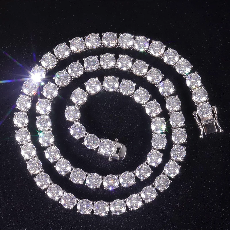 custom cheap moissanite cuban chain wedding necklace alibaba for men