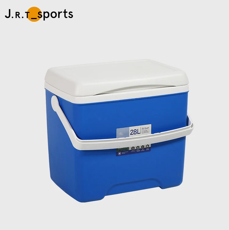 Portable Home Outdoors Picnics Camping Party Ice Box Cooler with Handle for Drinks Cooler and Warmer