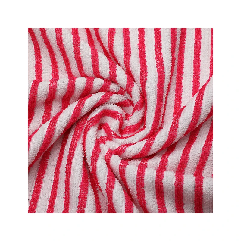Factory Wholesale Striped Kantler Plastic Wire Soft Skin Friendly Microfiber Cleaning Ultra-Fine Fiber Cloth