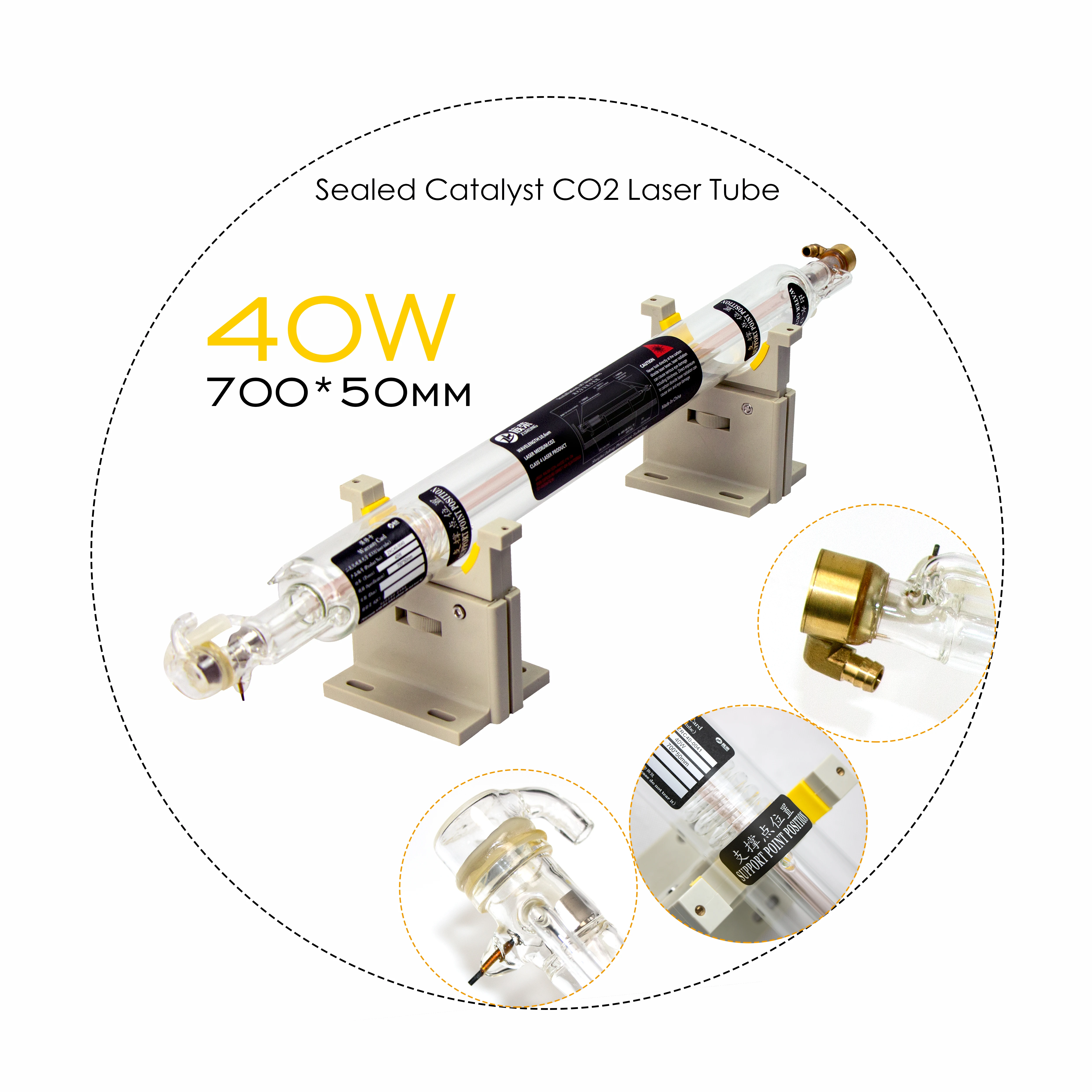 SHZR Laser Tube 40W Synrad Laser Tube 150W Synrad Laser Tube Price