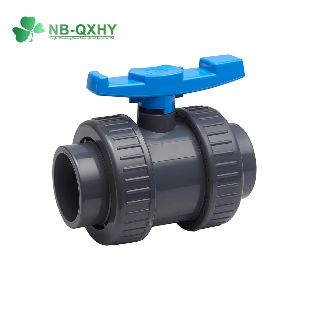 Wholesale UPVC CPVC Plastic Valves PVC Double True Union Ball Valve for Water Supply Plumbing Fittings