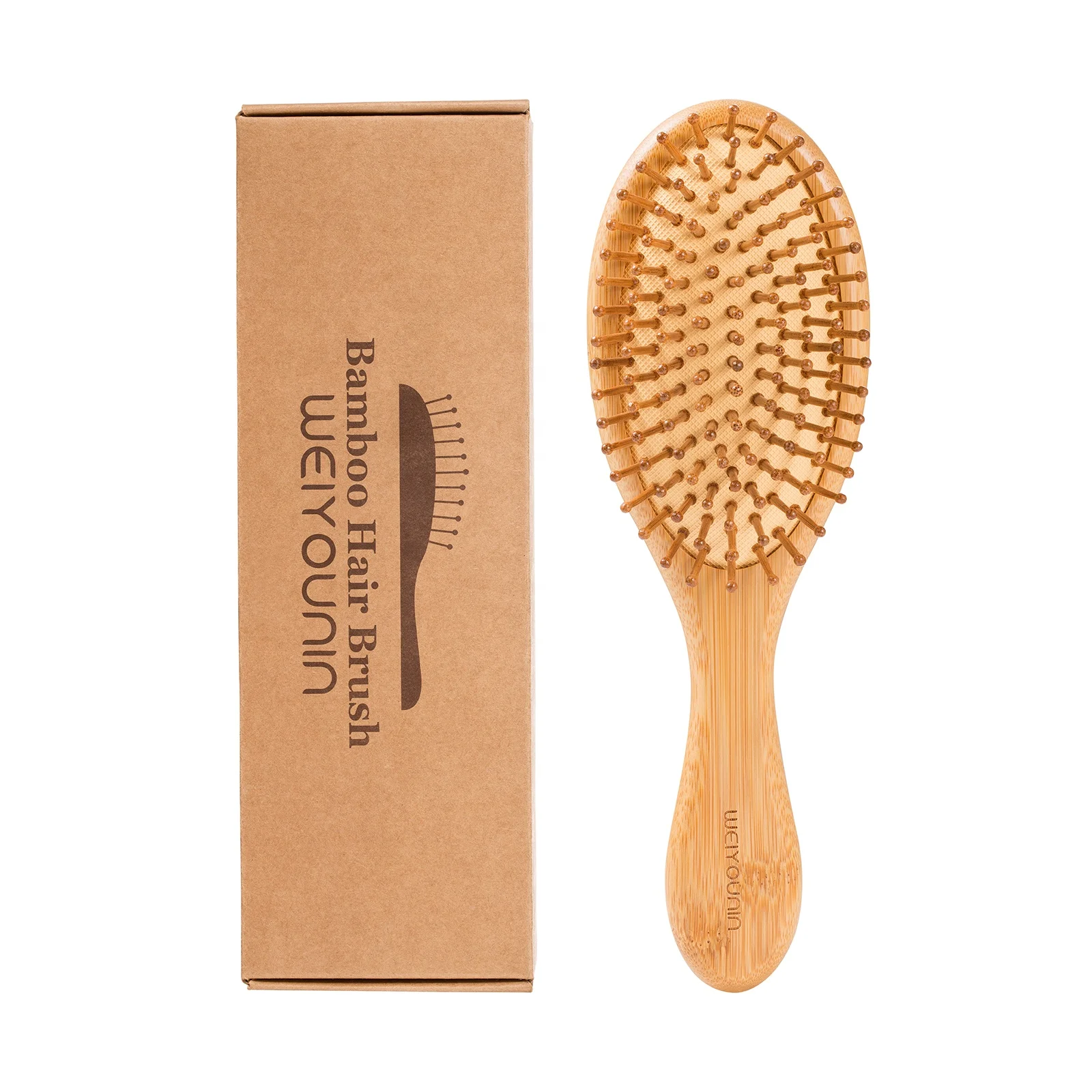 luxury hair scalp massager detangling brush with logo for women curly hair wig round paddle straight hair comb brushes