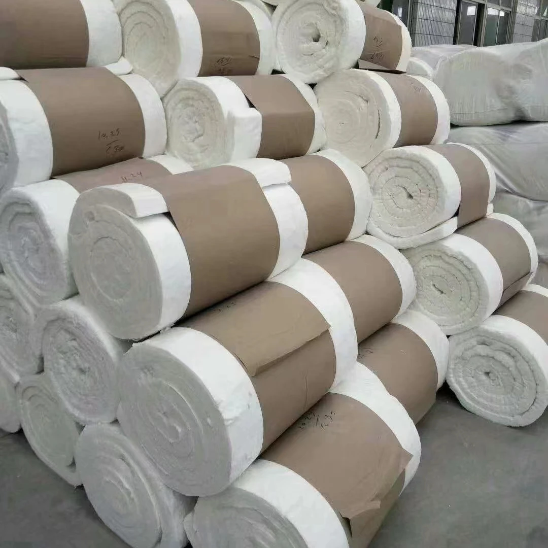 High quality china manufacture fireproof aluminum silicate insulation felt ceramic fiber insulation blanket