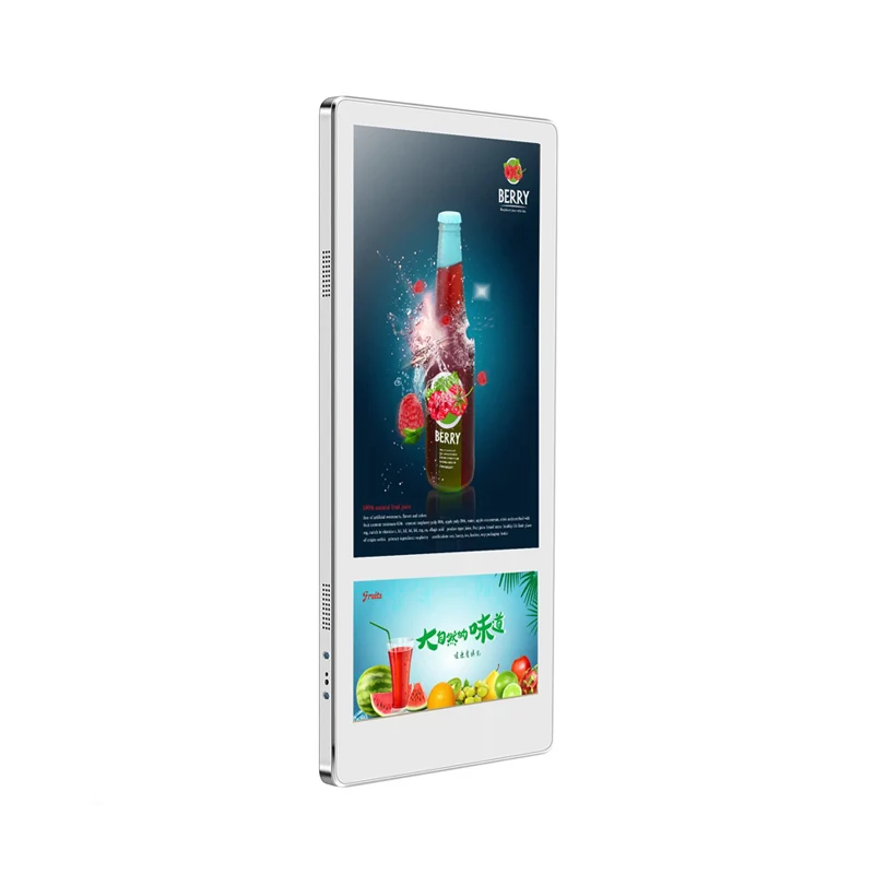 18 5 дюймов Лифт рекламная машина настенный Ландшафтный дисплей digital signage Android all-in-one