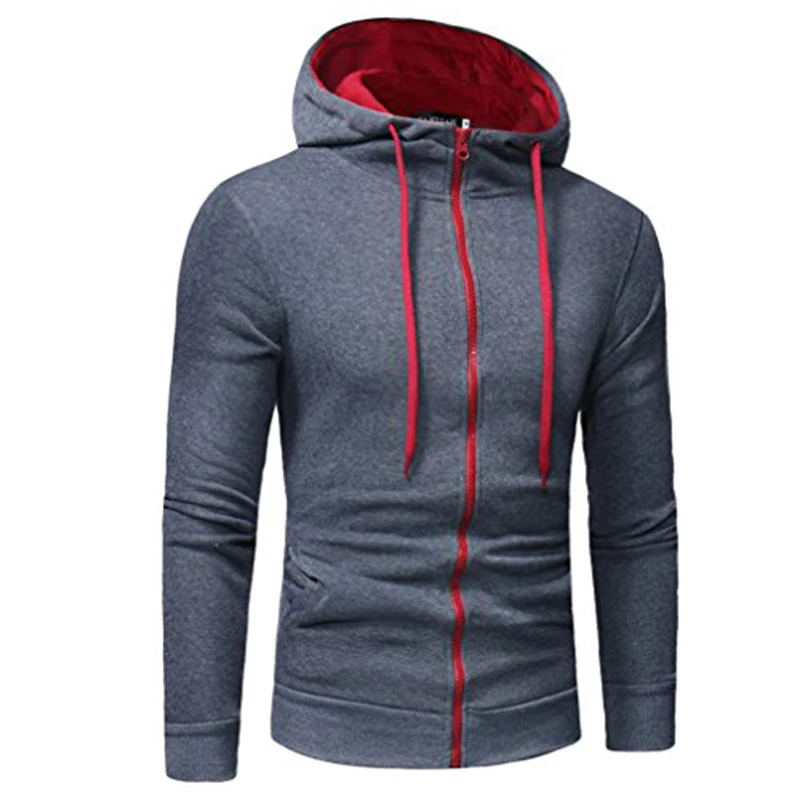 Jacketown цена оптовой продажи мужская толстовка на молнии больших размеров Хлопок Зимняя худи средства ухода за кожей