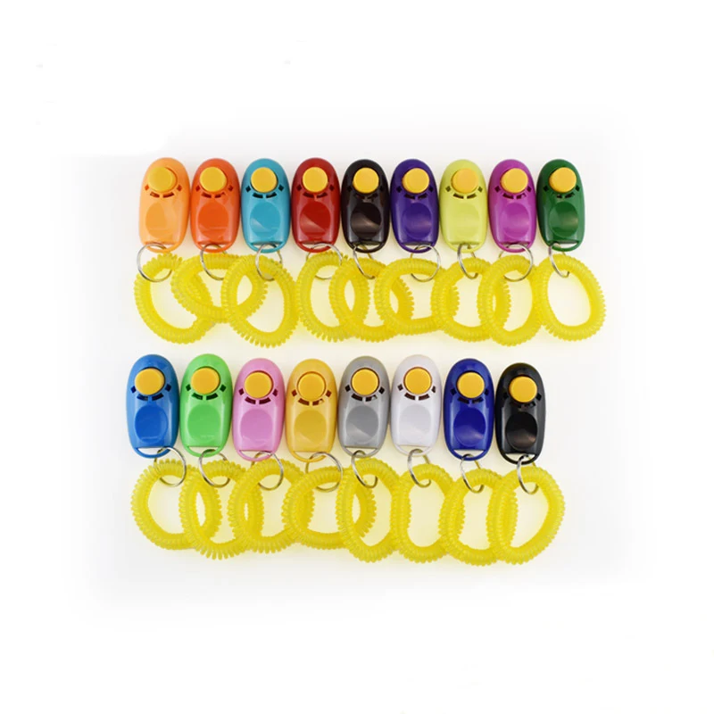 Dog clicker Support customized logo Dog Behavior Training Supplies