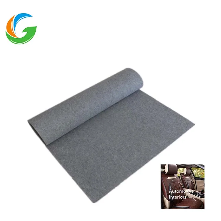 Factory Directly 100% Recycled polyester fiber needle punching felt good quality for Automobile interior