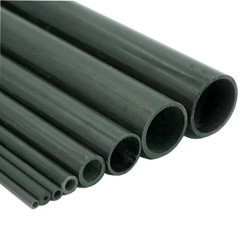 Manufacture high modulus 3k carbon fiber round tube/pole/pipe