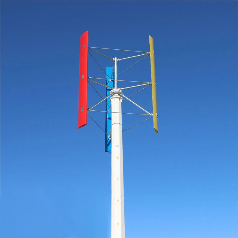 3kw Wind Turbine Generator slip Ring Vertical Axis Wind Turbine Generator 220v Wind Solar Hybrid Power System