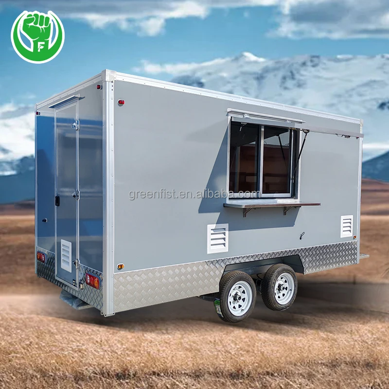 Mobile food truck breakfast food truck with fryer and full kitchen purchase in USA Candan with American standard