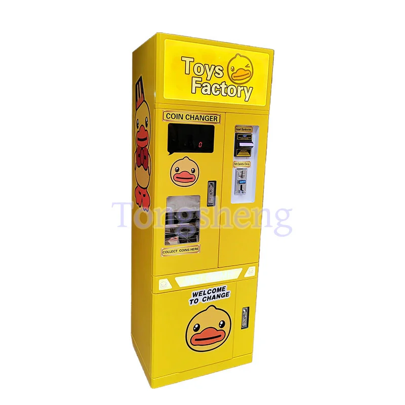 High Quality Coin Vending Machine Coin Token ATM machine with bill acceptor House coin changer machine
