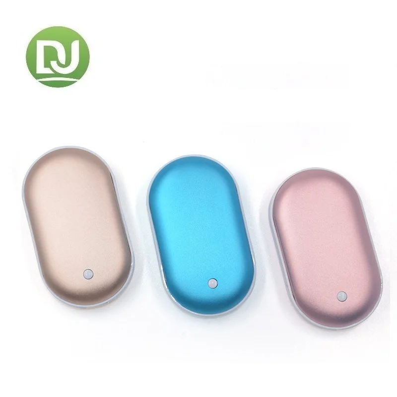 2022 hot sale 5200MA capacity rechargeable power bank power Hand Warmer two-in-one