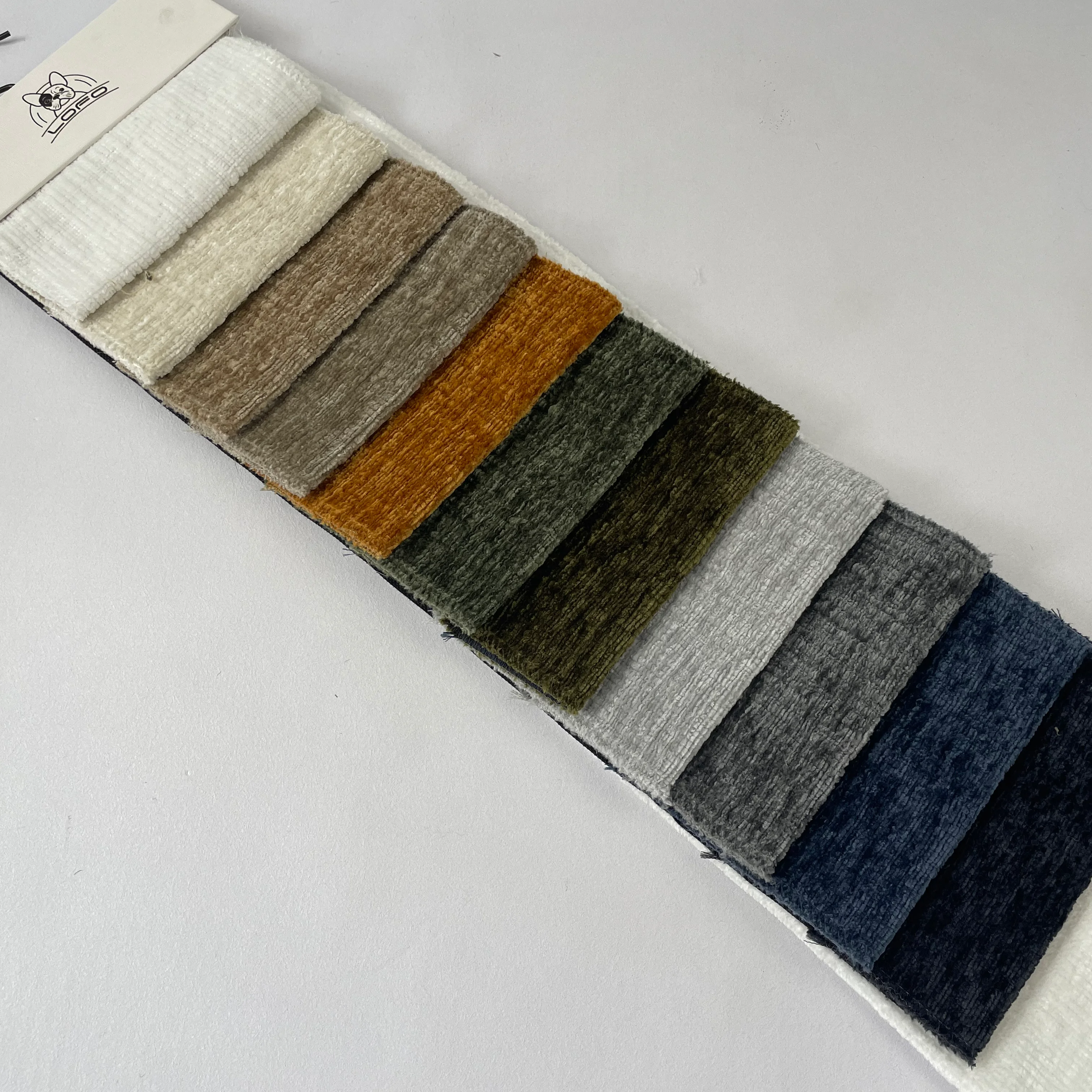 Hot Sale Customized Chenille Fabric Uoholstery For Living Room Sofas