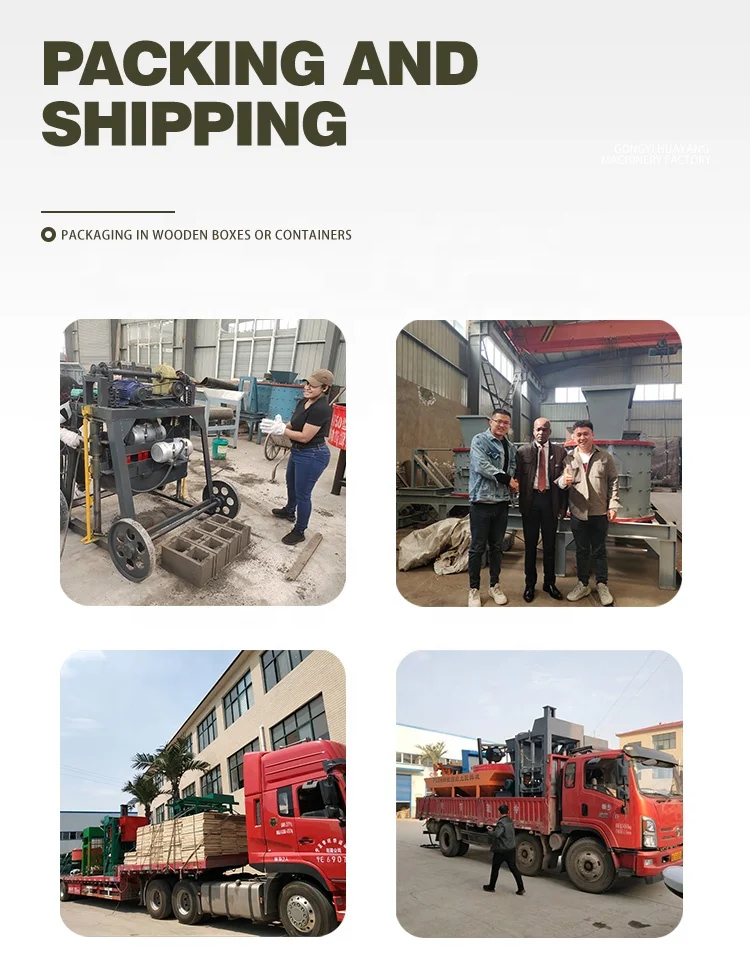 High Quality HY4-2B Cement Paver Block Hollow Brick Making Machine Concrete Brick Making Machinery for Sale Max Ordinary Key