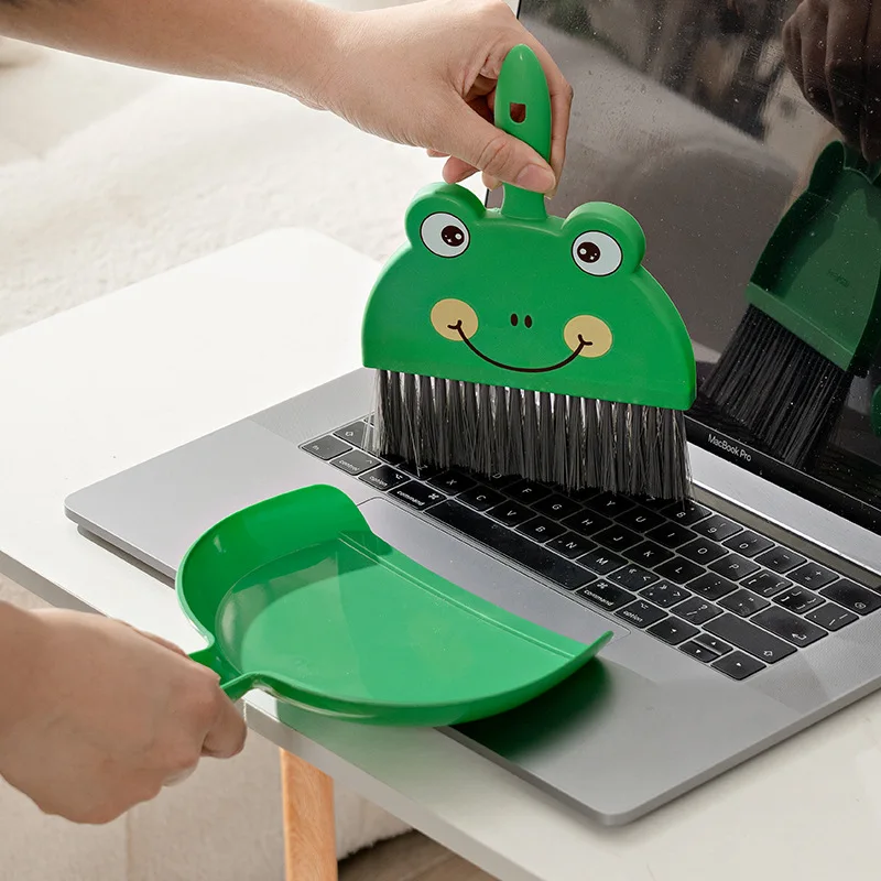 Cartoon dustpan Broom Dustpan set Broom Table cleaning brush Mini mini broom combination table sweep
