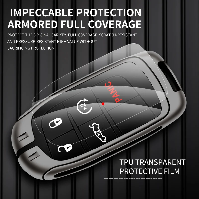 Car Logo Hot Sales Remote Key Case Cover Bag for Jeep Commander Grand WK2 KL BU MP Dodge Chrysler 200 300C Protect Accessories