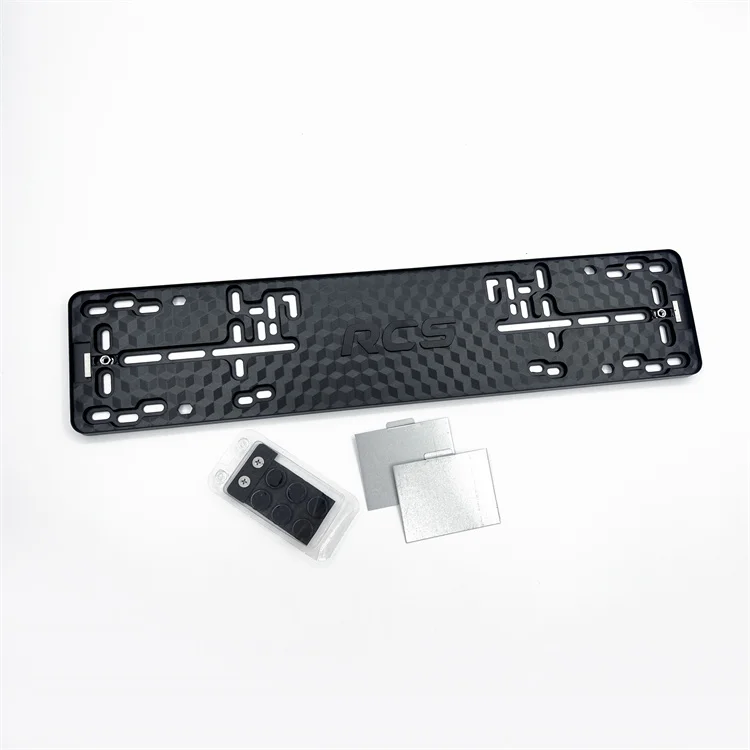 EU Black License Plate Frame 52.5 x 11.5 cm  magnet Car License Plate Frame holder/plate holder Esay to Install