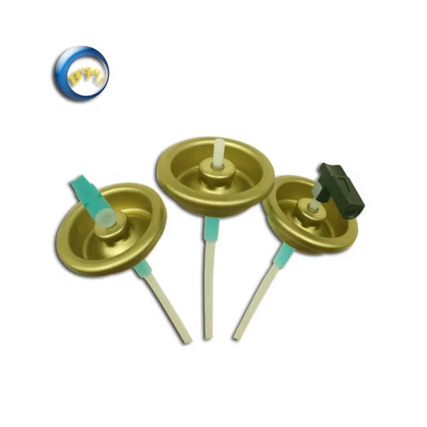 good quality aerosol metered valve 100mcl used for Air freshener aerosol cans by BYU